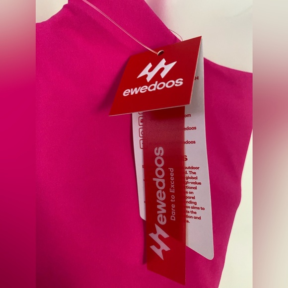 Ewedoos Tennis Dress Athletic Dress Summer Dress Hot Pink Mini size Small - Picture 8 of 16